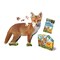 Madd Capp LiL' FOX 100 Piece Jigsaw Puzzle For Ages 5+ - 4001 - Unique Animal-Shaped Border, Poster Size when completed, Puzzle Pieces Are Oversized For Easy Handling, Includes Educational Fun Facts